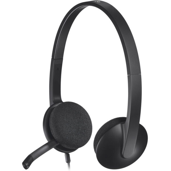 Logitech H340 Wired USB Stereo Headset with Noise-Cancelling Mic