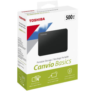 Toshiba Canvio Basics 500GB External USB 3.0 Portable Hard Drive