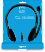 Logitech H111 Wired Stereo Headset with Noise-Cancelling Microphone