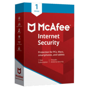 McAfee Internet Security (1 Device, 1-Year License)