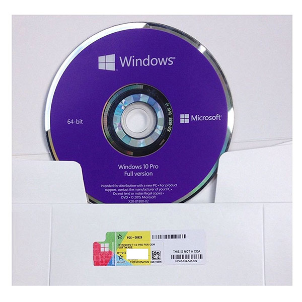 Microsoft Windows 10 Professionnel 64 bits