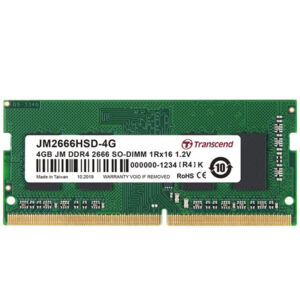Transcend 4GB JM DDR4 2666 SO-DIMM 1Rx16 1.2V (JM2666HSD-4G)