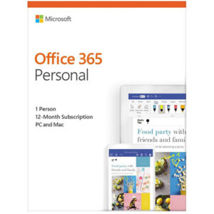Microsoft Office 365 Personal (32/64-bit, 1 User, 1Year)