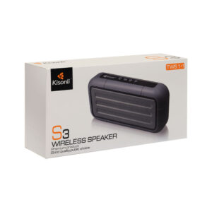 Kisonli S3 Mini Portable BT Speaker Wireless FM Radio
