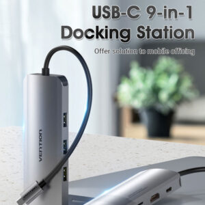 Vention Multi-function 9-in-1 USB-C Docking Station