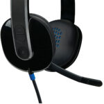 Logitech H540 USB Computer Headset with Noise-Canceling Mic