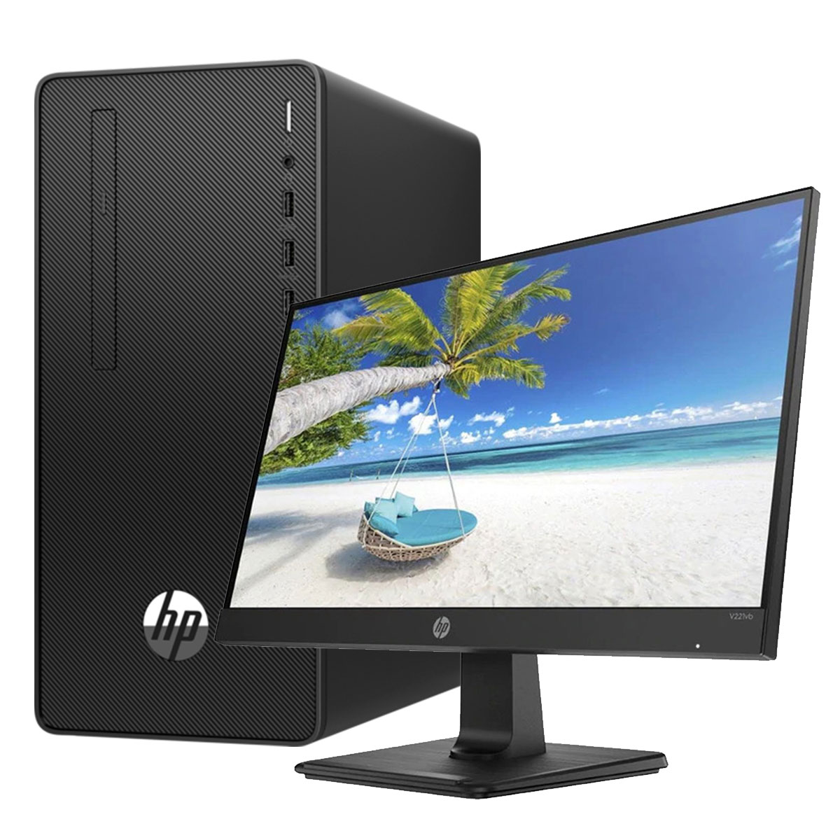 Ordinateur Fixe HP Desktop HP 290 G4 MT Intel Core i7 10TH 1TERA RAM8 +  Ecran 22 Pouces - SOUMARI