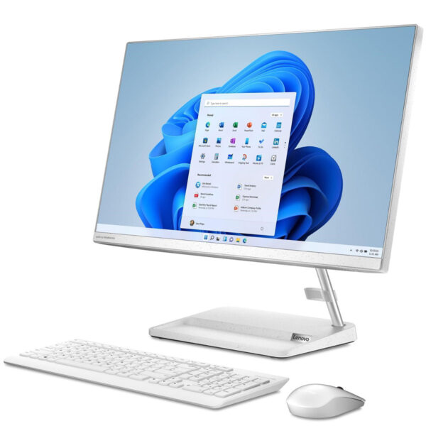 Lenovo IdeaCentre 3 All-in-One Intel Core i7 12th Gen 8GB RAM 512GB SSD 27 Inches FHD Display Desktop Computer White
