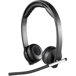 Logitech H820e Wireless Dual, Stereo Headphones with Noise-Cancelling Microphone